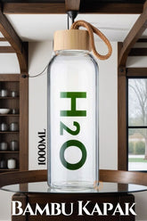 Bambu Kapak Borosilikat Matara 1000 ML